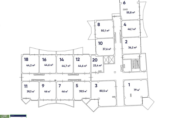 
   Продам 1-комнатную, 39.4 м², Просвещения ул, 32

. Фото 4.