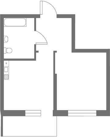 
   Продам 1-комнатную, 29.5 м², Искры ул, 66/10

. Фото 2.