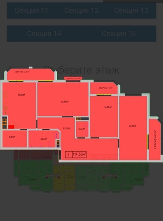 
   Продам 3-комнатную, 118 м², Витебская ул, к 4

. Фото 7.