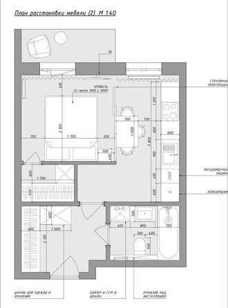 
   Продам 1-комнатную квартира, 31.5 м², Искры ул, 88к3

. Фото 2.