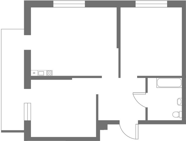 
   Продам 2-комнатную, 52.2 м², Искры ул, 66/10

. Фото 2.