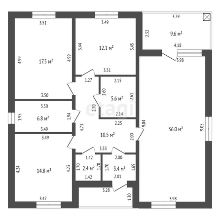 
   Продам дом, 120 м², Краснодар

. Фото 13.