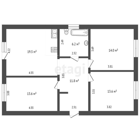 
   Продам дом, 83 м², Краснодар

. Фото 10.