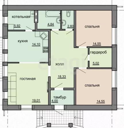 
   Продам дом, 100 м², Краснодар

. Фото 7.