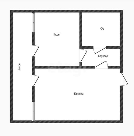 
   Продам 1-комнатную, 35.3 м², Западный Обход ул, 39/1  6

. Фото 1.