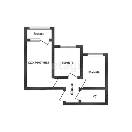 
   Продам 2-комнатную, 49.8 м², Западный Обход ул, 38/1  1

. Фото 18.