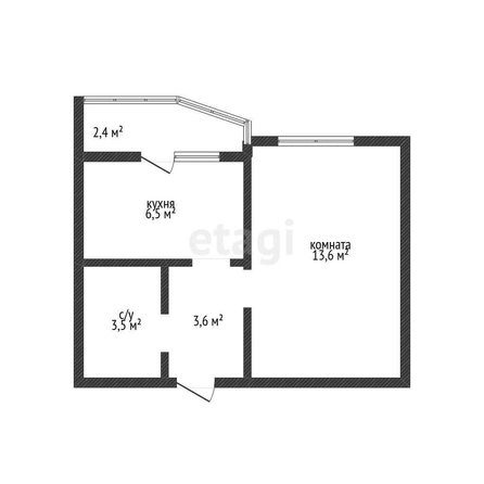 
   Продам 1-комнатную, 27.9 м², 5-я Дорожная ул, 68/3

. Фото 7.