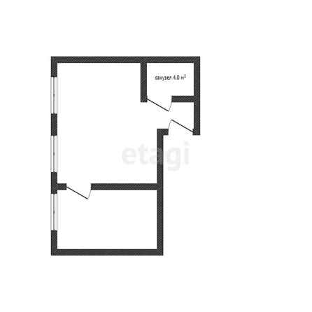 
   Продам 2-комнатную, 44.2 м², Яснополянская ул, 17

. Фото 9.