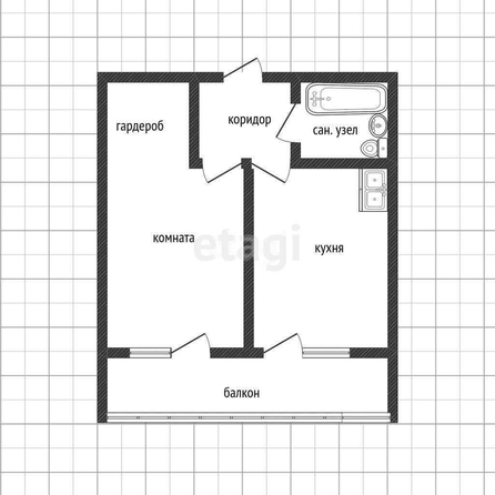 
   Продам 1-комнатную, 37.5 м², Конгрессная ул, 41

. Фото 1.