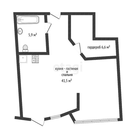 
   Продам 1-комнатную, 50.9 м², Ставропольская ул, 207/1

. Фото 31.