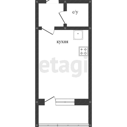 
   Продам студию, 24.1 м², Конгрессная ул, 31

. Фото 7.