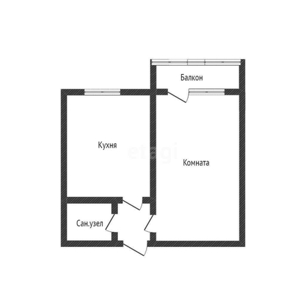 
   Продам 1-комнатную, 39.4 м², Донбасская ул, 5

. Фото 1.