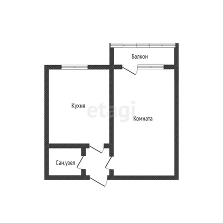 
   Продам 1-комнатную, 39.4 м², Донбасская ул, 5

. Фото 15.