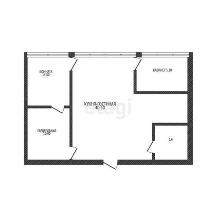 
   Продам 2-комнатную, 58.1 м², Уральская ул, 75/2

. Фото 12.