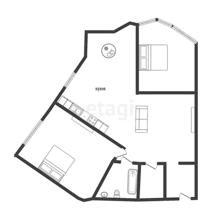 
   Продам 2-комнатную, 85 м², Шоссе Нефтяников ул, 18/2

. Фото 29.