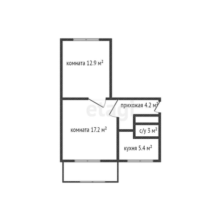 
   Продам 2-комнатную, 43.6 м², Симферопольская ул, 26

. Фото 23.