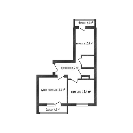 
   Продам 2-комнатную, 58.3 м², Домбайская ул, 55/3  3

. Фото 1.