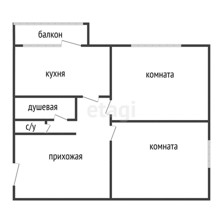 
   Продам 2-комнатную, 60 м², 3-я Целиноградская ул, 14

. Фото 9.