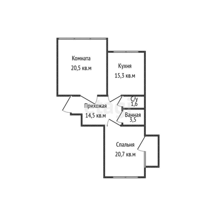 
   Продам 2-комнатную, 74.8 м², Кожевенная ул, 40

. Фото 15.