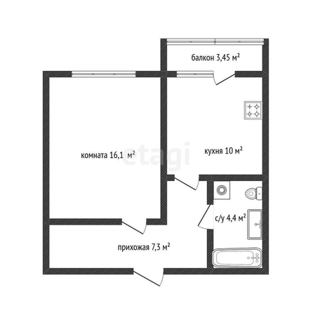 
   Продам 1-комнатную, 37.8 м², Адмиралтейский б-р, 3/3

. Фото 18.