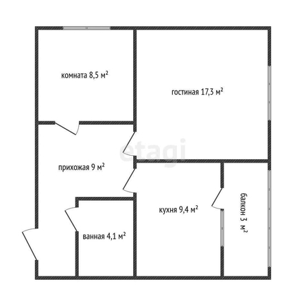 
   Продам 2-комнатную, 54 м², Воскресенская ул, 56

. Фото 12.