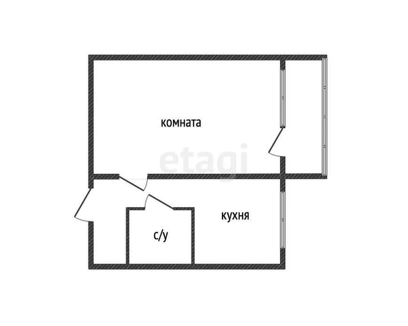 
   Продам 1-комнатную, 34 м², Уральская ул, 152

. Фото 12.