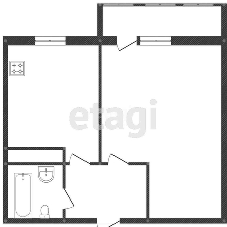 
   Продам 1-комнатную, 36.1 м², Даниила Смоляна ул, 71

. Фото 1.