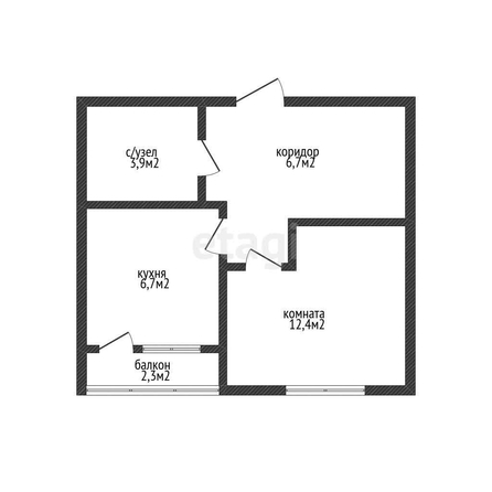 
   Продам 1-комнатную, 32 м², Воронежская ул, 47д

. Фото 9.