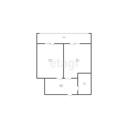 
   Продам 1-комнатную, 33.1 м², Воронежская ул, 47/14

. Фото 21.