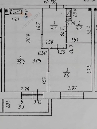 
   Продам 1-комнатную, 34.7 м², Героя Ростовского ул, 8к3

. Фото 9.