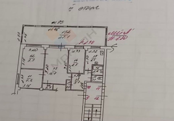 
   Продам 4-комнатную, 87 м², Атарбекова ул, 28

. Фото 7.