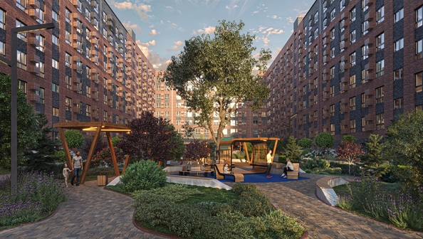 
  Продается 1-комн. квартира 37.64 м², в ЖК Зеленая территория, литера 1.3. Фото 26.