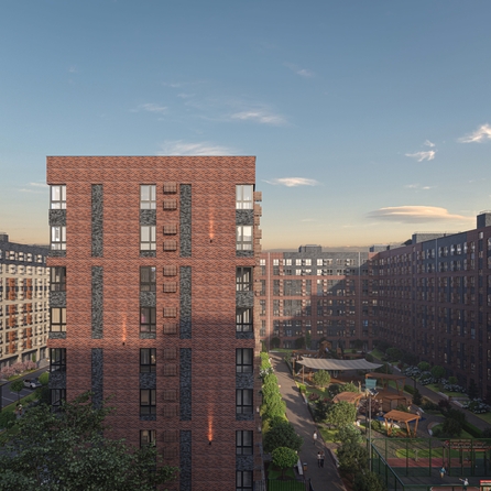 
  Продается 1-комн. квартира 43.44 м², в ЖК Зеленая территория, литера 1.3. Фото 24.
