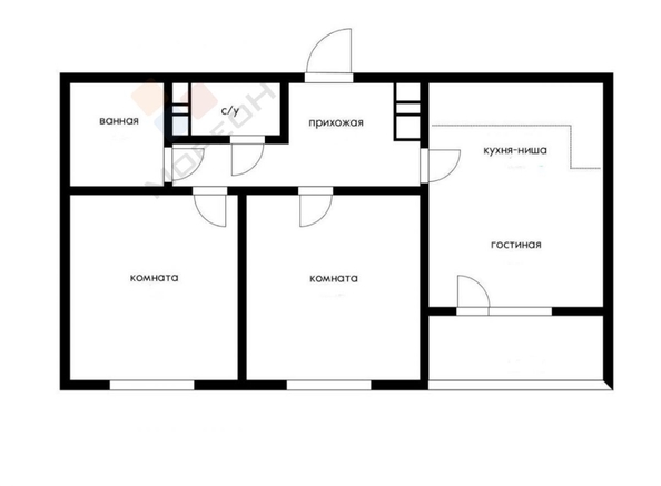 
   Продам 2-комнатную, 49.1 м², Героя Ростовского ул, 8к5

. Фото 22.