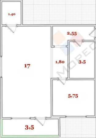 
   Продам 1-комнатную, 32 м², Одесская ул, 27

. Фото 12.