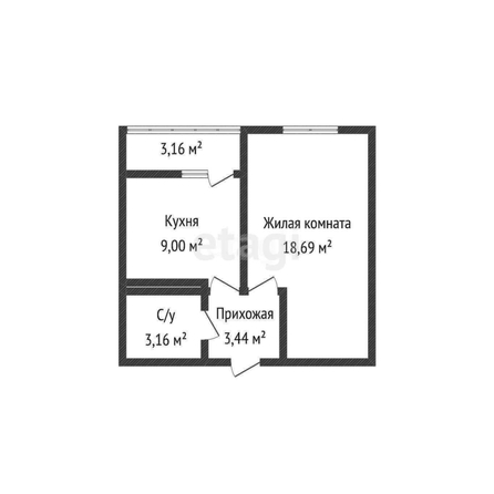 
   Продам 1-комнатную, 34.6 м², Заполярная ул, 39/10

. Фото 1.