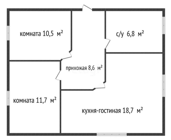 
   Продам дом, 58.6 м², Краснодар

. Фото 9.