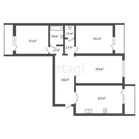 
   Продам 3-комнатную, 91 м², Восточно-Кругликовская ул, 69

. Фото 37.