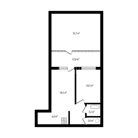 
   Продам 2-комнатную, 96.6 м², Константина Гондаря ул, 105

. Фото 1.