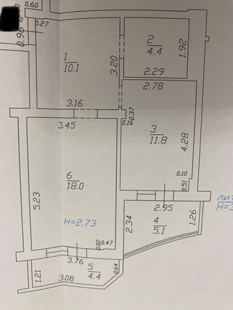 
   Продам 1-комнатную, 56 м², Промышленная ул, 9

. Фото 11.