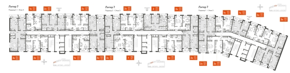 
  Продается 2-комн. квартира, 58.4 м², ЖК Все Свои VIP, литера 7
. Фото 1.