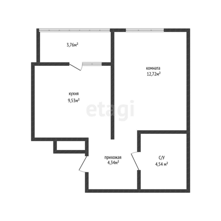 
   Продам 1-комнатную, 31.3 м², Красных Партизан ул, 1/4 к16

. Фото 11.