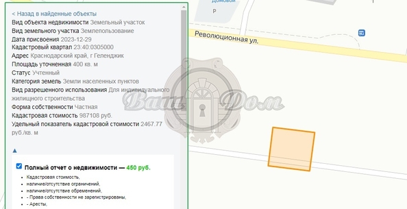 
  Продам  участок ИЖС, 4 соток, Кабардинка

. Фото 2.