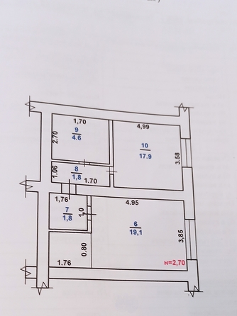 
   Продам 3-комнатную, 105 м², Краснозеленых ул, 29/12

. Фото 25.