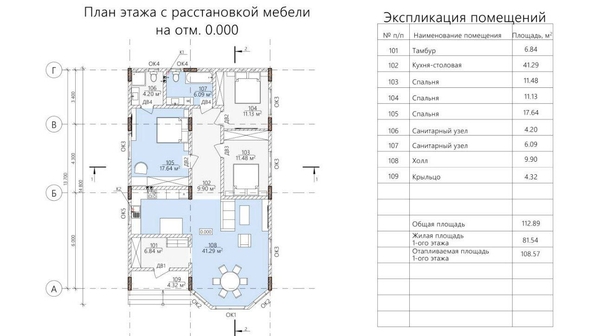 
   Продам дом, 113 м², Витязево

. Фото 4.