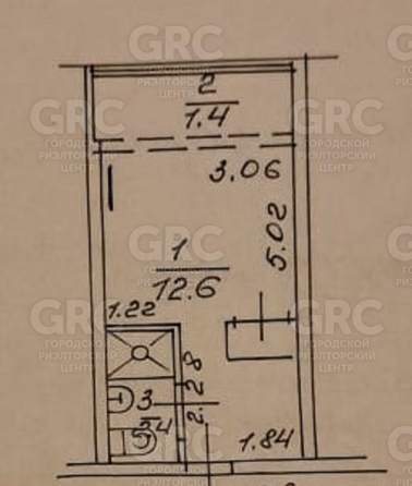 
   Продам студию, 16.4 м², Чебрикова ул, 36

. Фото 18.