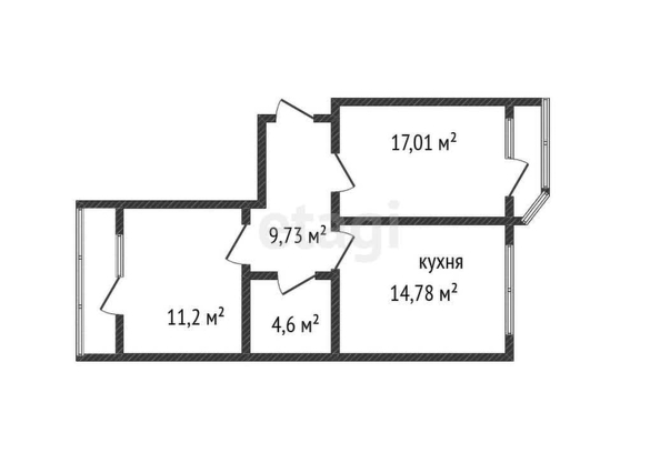 
   Продам 2-комнатную, 60.1 м², Уральская ул, 87/7

. Фото 14.