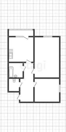 
   Продам 2-комнатную, 59.4 м², Кружевная ул, 9

. Фото 13.