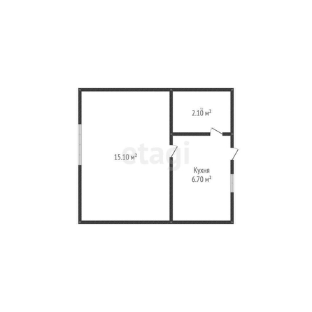 
   Продам 1-комнатную, 24 м², Буденного ул, 353

. Фото 9.