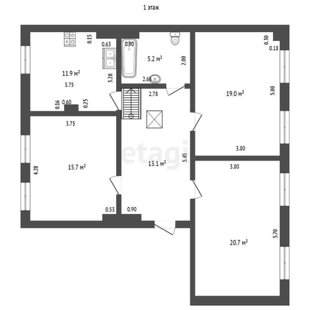 
   Продам 3-комнатную, 144 м², Красная ул, 74

. Фото 11.